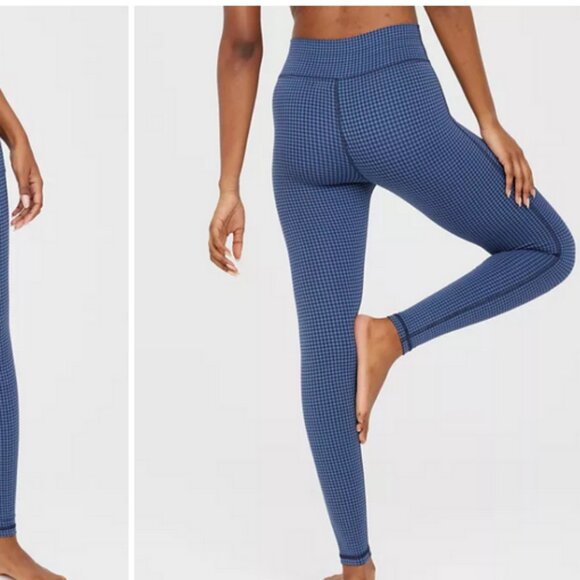 OFFLINE By Aerie Mini Houndstooth Drawcord Legging (Blue) - Picture 5 of 5